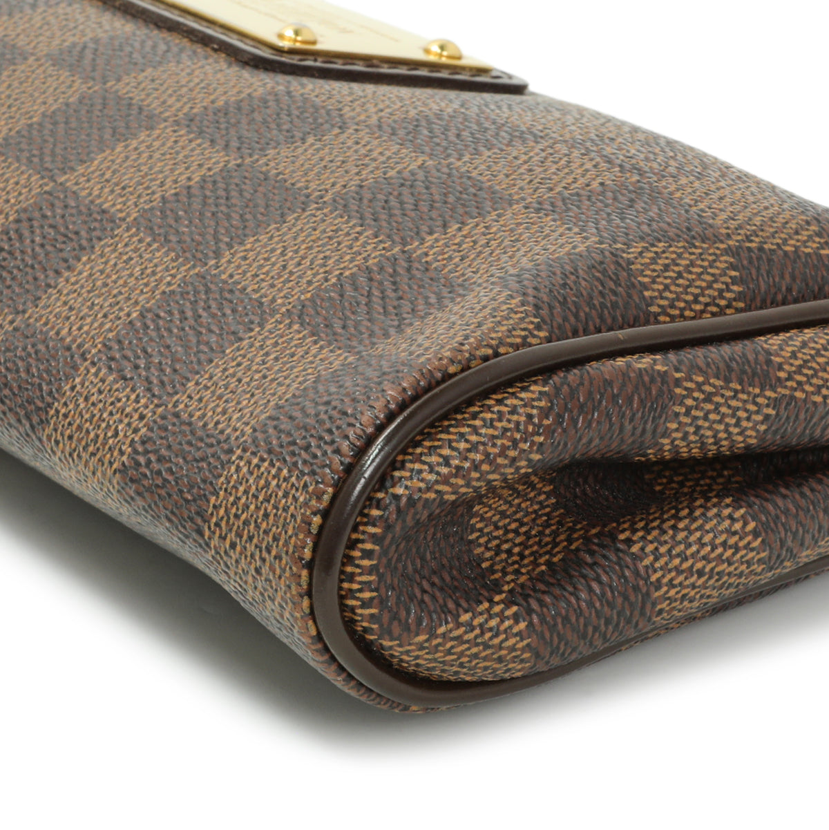 Louis Vuitton Damier Ebene Eva Clutch Handbags Louis Vuitton