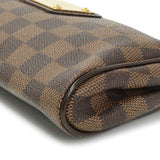 Louis Vuitton Damier Ebene Eva Clutch Handbags Louis Vuitton