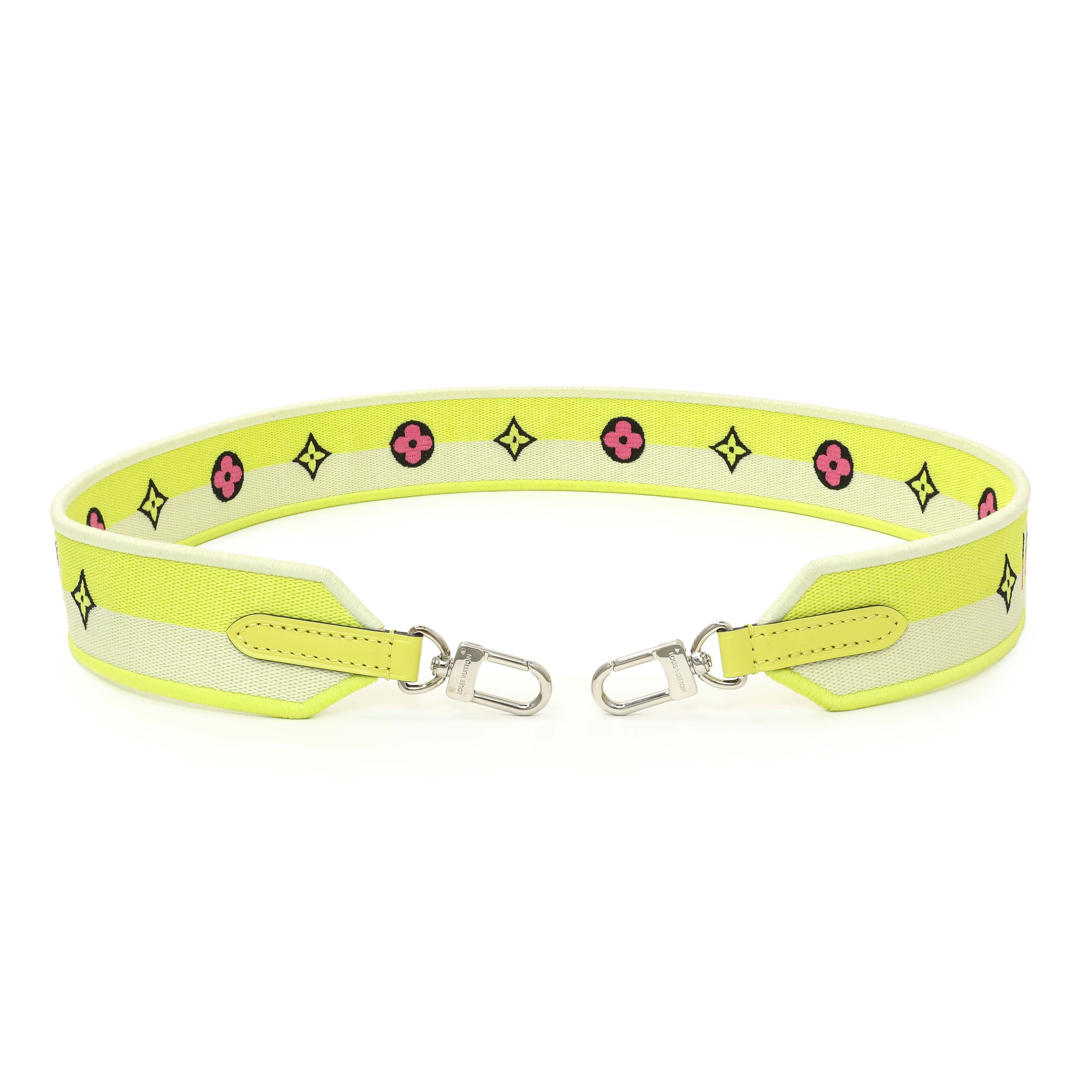 【LOUIS VUITTON】イエロー ラバーベルト Louis Vuitton Jacquard Alma BB Shoulder Strap – Modaselle