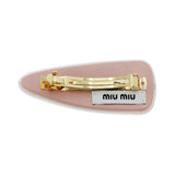 Miu Miu Pink Satin Hair Clip Accessories Miu Miu