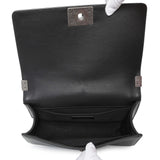 Chanel Black Quilted Lambskin Medium Boy Flap Handbags Chanel