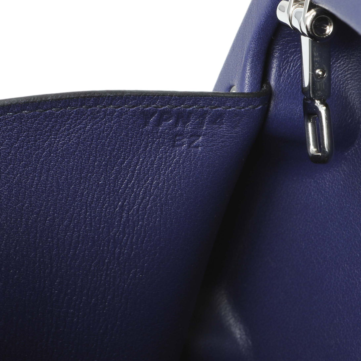 Hermes Purple Clou Medor Clutch