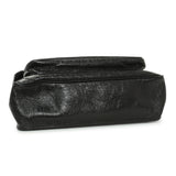 Saint Laurent Black Crinkled Calfskin Matelasse Monogram Large Niki Chain Satchel Handbags Saint Laurent
