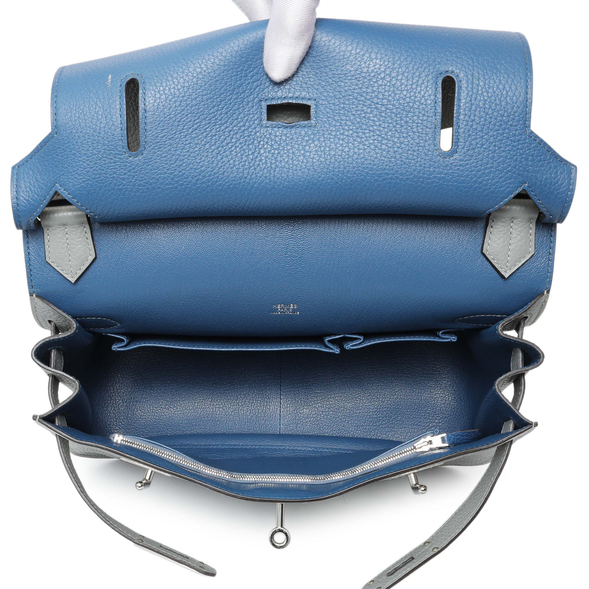 Hermes Gris Mouette Clemence Jypsiere 31 Handbags Hermes