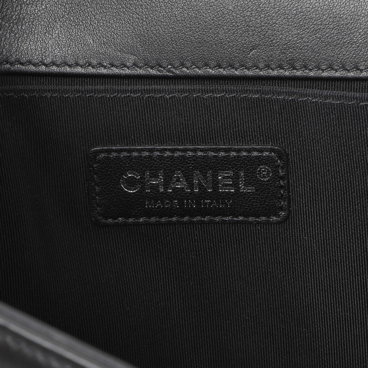 Chanel Black Quilted Lambskin Medium Boy Flap Handbags Chanel