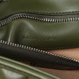 Gucci Green Calfskin Matelasse Aria Small GG Marmont Shoulder Bag Handbags Gucci