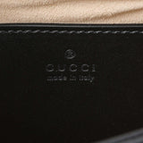 Gucci Black Calfskin Matelasse Mini GG Marmont Square Shoulder Bag Handbags Gucci