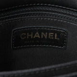 Chanel Black Quilted Patent Pagoda Accordion Flap