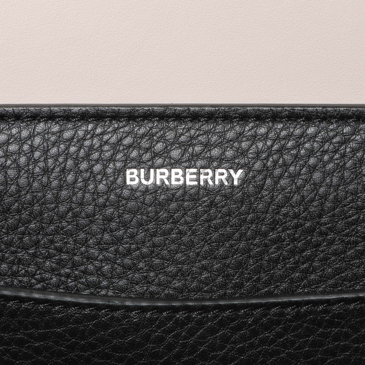 Burberry Black Calfskin Triple Stud Large Belt Tote Handbags Burberry