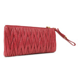 Miu Miu Matelasse Wristlet Pouch