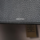 Burberry Black Calfskin Triple Stud Large Belt Tote Handbags Burberry
