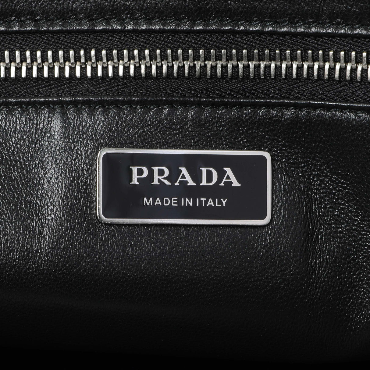 Prada Black Nappa Antique Tote Handbags Prada