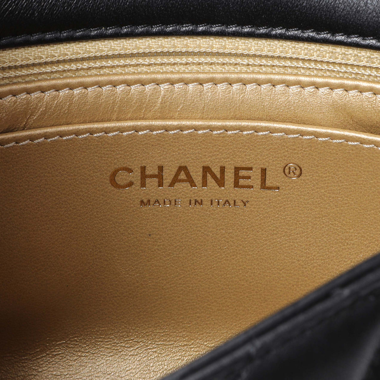 Chanel Black Lambskin Quilted Mini Pearl Crush Flap Handbags Chanel
