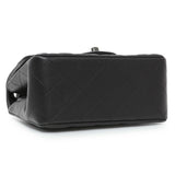 Chanel Black Lambskin Mini Flap Handbags Chanel