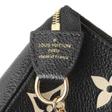 Louis Vuitton Black Empreinte Monogram Giant Mini Pochette Accessories Handbags Louis Vuitton