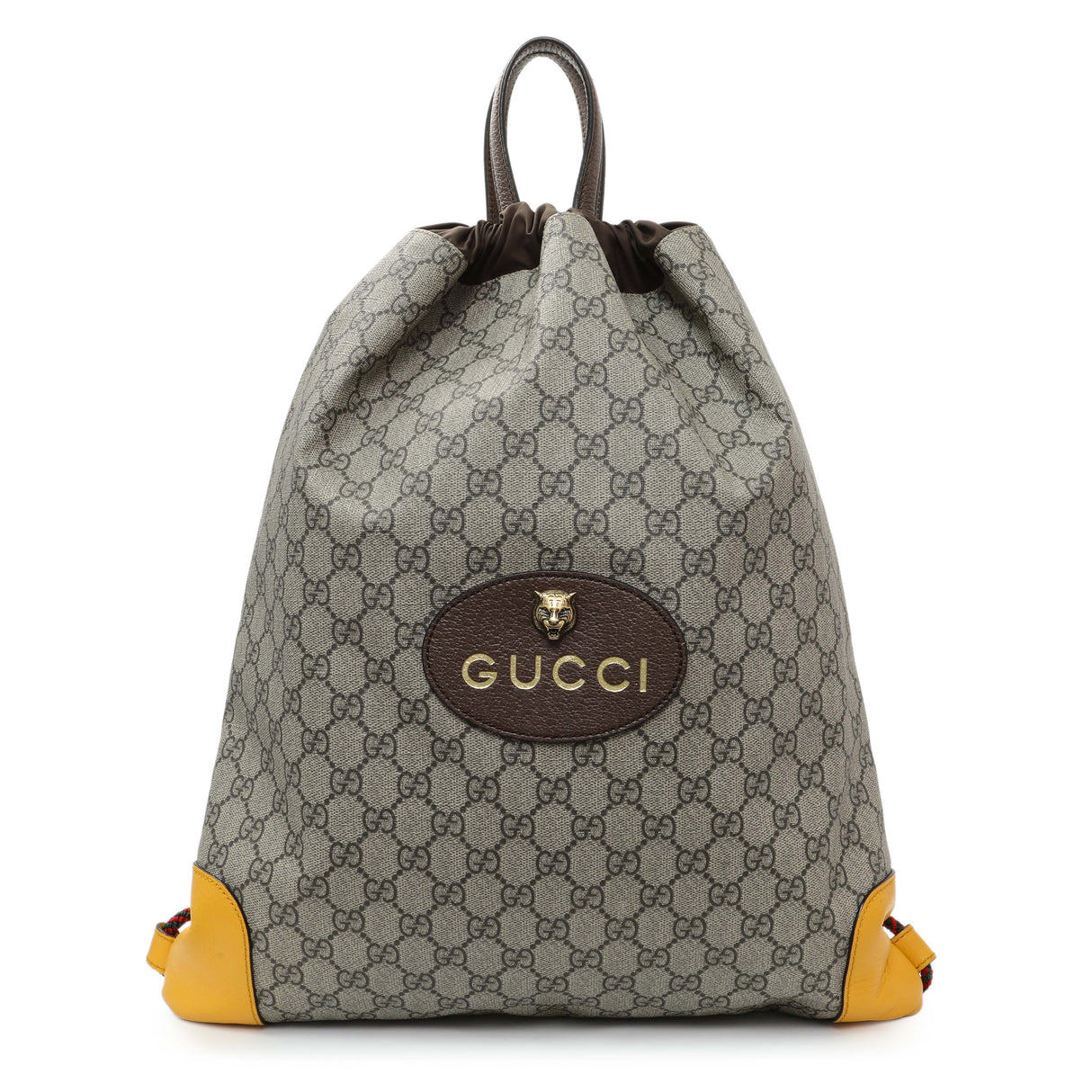 Gucci GG Supreme Neo Vintage Drawstring Backpack Handbags Gucci