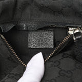 Gucci Black GG Monogram Double Pocket Belt Bag