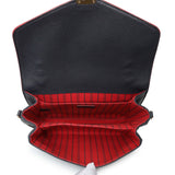 Louis Vuitton Marine Rouge Monogram Empreinte Pochette Metis