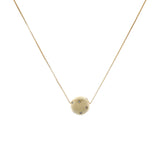 18K Yellow Gold Diamond Slide Sphere Pendant Fine Jewellery Modaselle