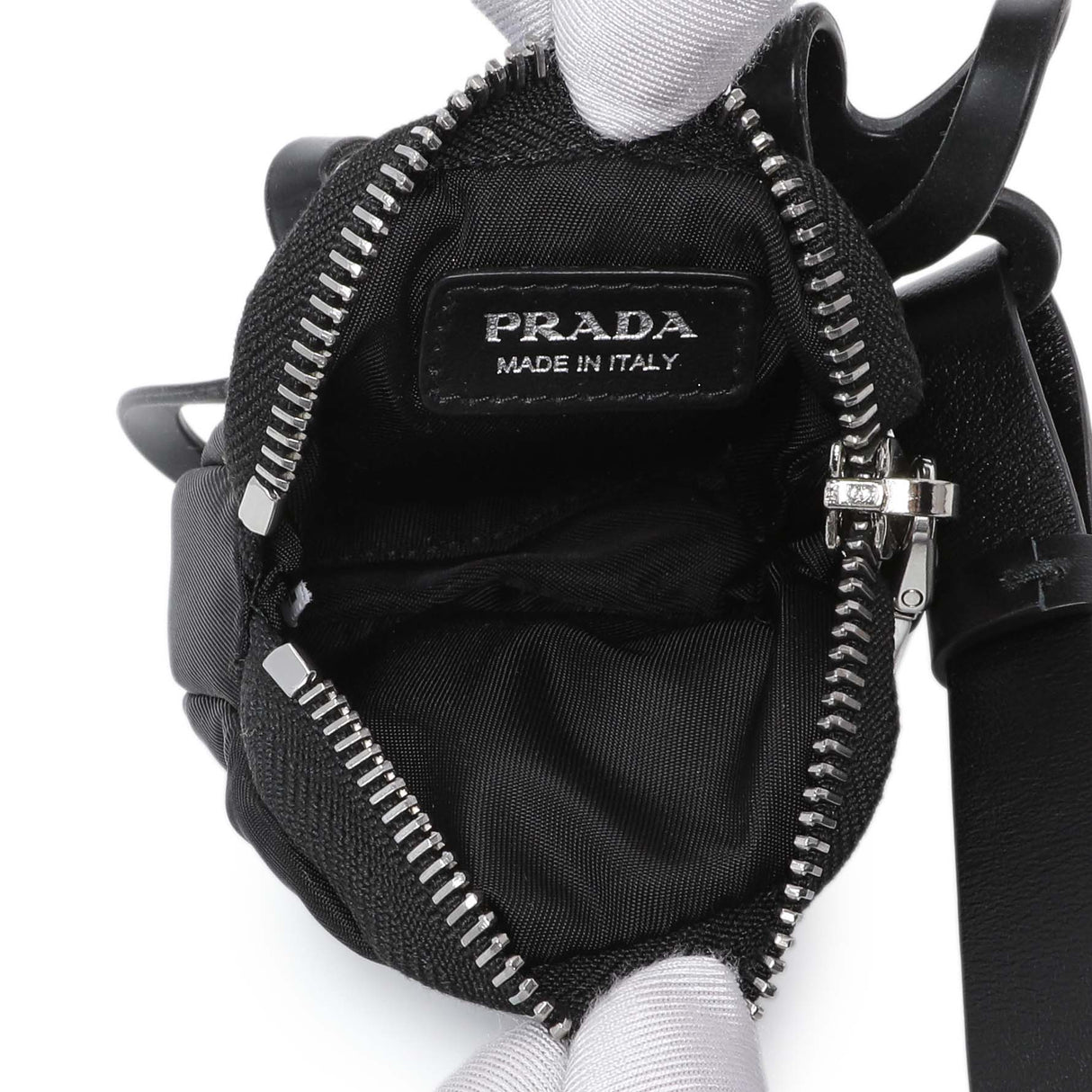 Prada Black Nylon Smartphone Case Accessories Prada