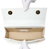 Jacquemus White Smooth Calfskin Le Chiquito Long