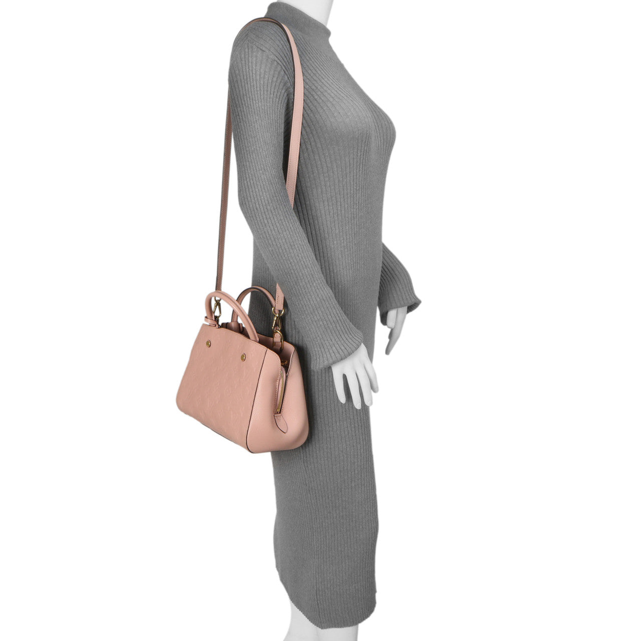 Louis Vuitton Rose Poudre Empreinte Montaigne BB – Modaselle