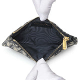 Christian Dior Blue Oblique Jacquard Small Sddle Pouch with Chain