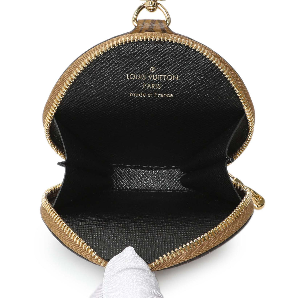 Louis Vuitton Reverse Monogram Bandouliere Round Coin Purse