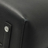 Burberry Black Calfskin Triple Stud Large Belt Tote Handbags Burberry