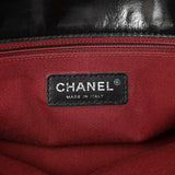 Chanel Black Quilted Glazed Calfskin Large Coco Soft Flap