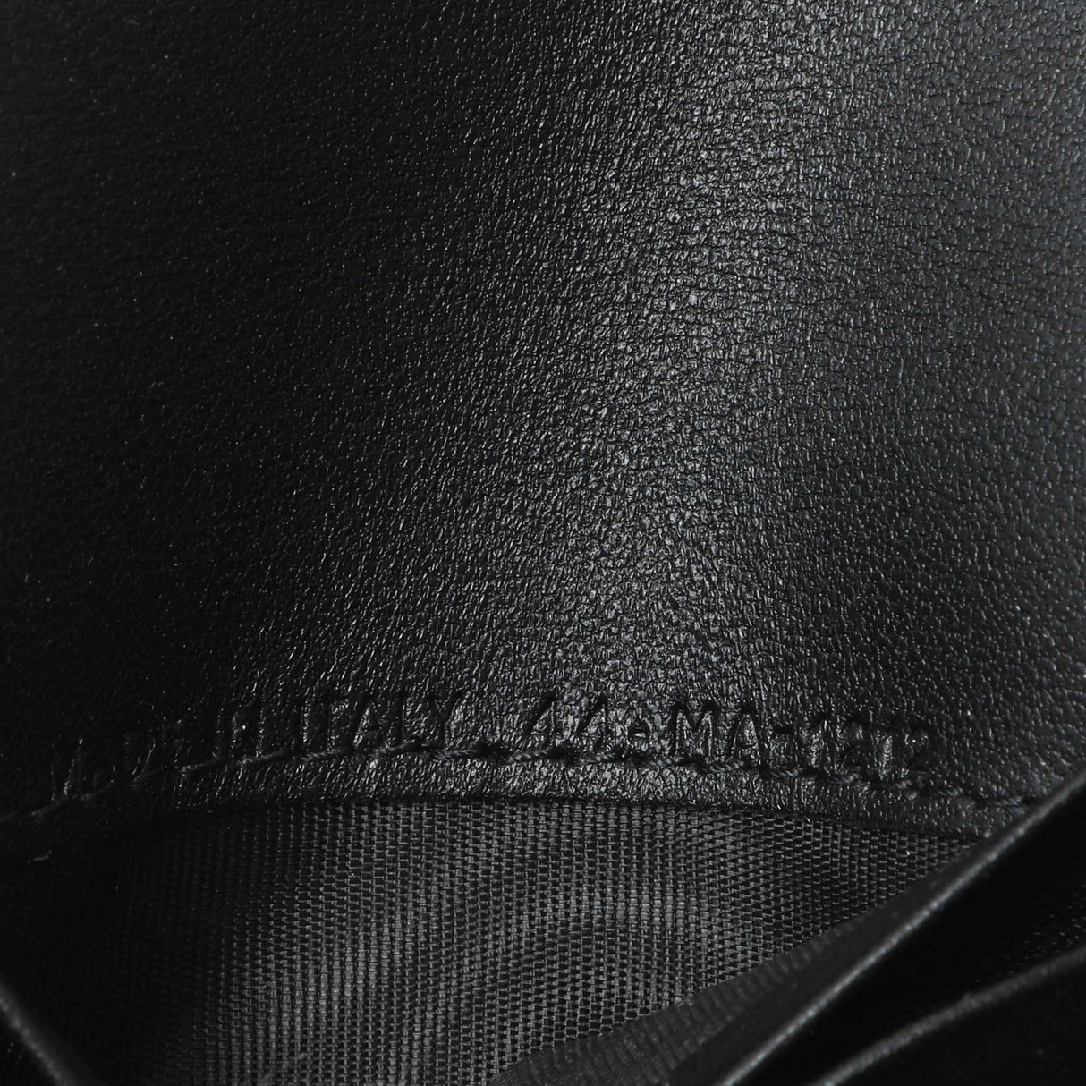 Christian Dior Black Grained Calfskin Saddle Card Holder Accessories Christian Dior