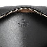 Gucci Black Aria Matelasse Calfskin Small Marmont Shoulder Bag