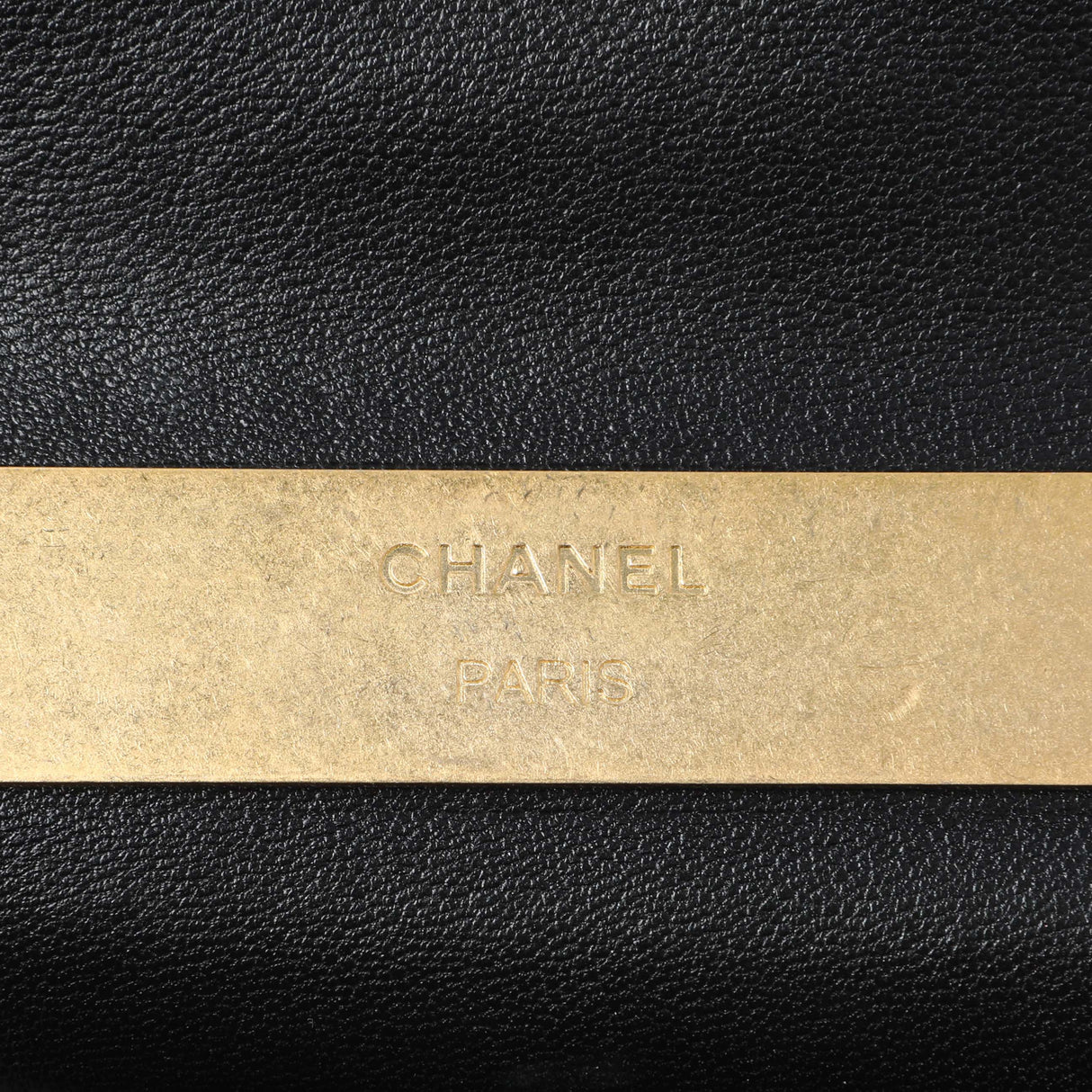 Chanel Black Lambskin Enamel Quilted Mini Top Handle Flap Handbags Chanel
