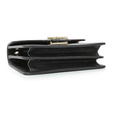 Gucci Black Dollar Calfskin Small Interlocking G Shoulder Bag Handbags Gucci