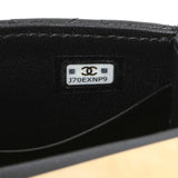 Chanel Black Lambskin Enamel Quilted Mini Top Handle Flap Handbags Chanel