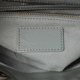 Christian Dior Grey Patent Cannage Small Lady Dior