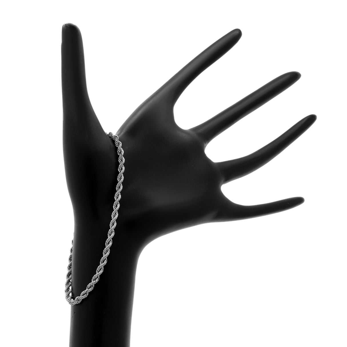 18K White Gold Rope Bracelet Fine Jewellery Modaselle