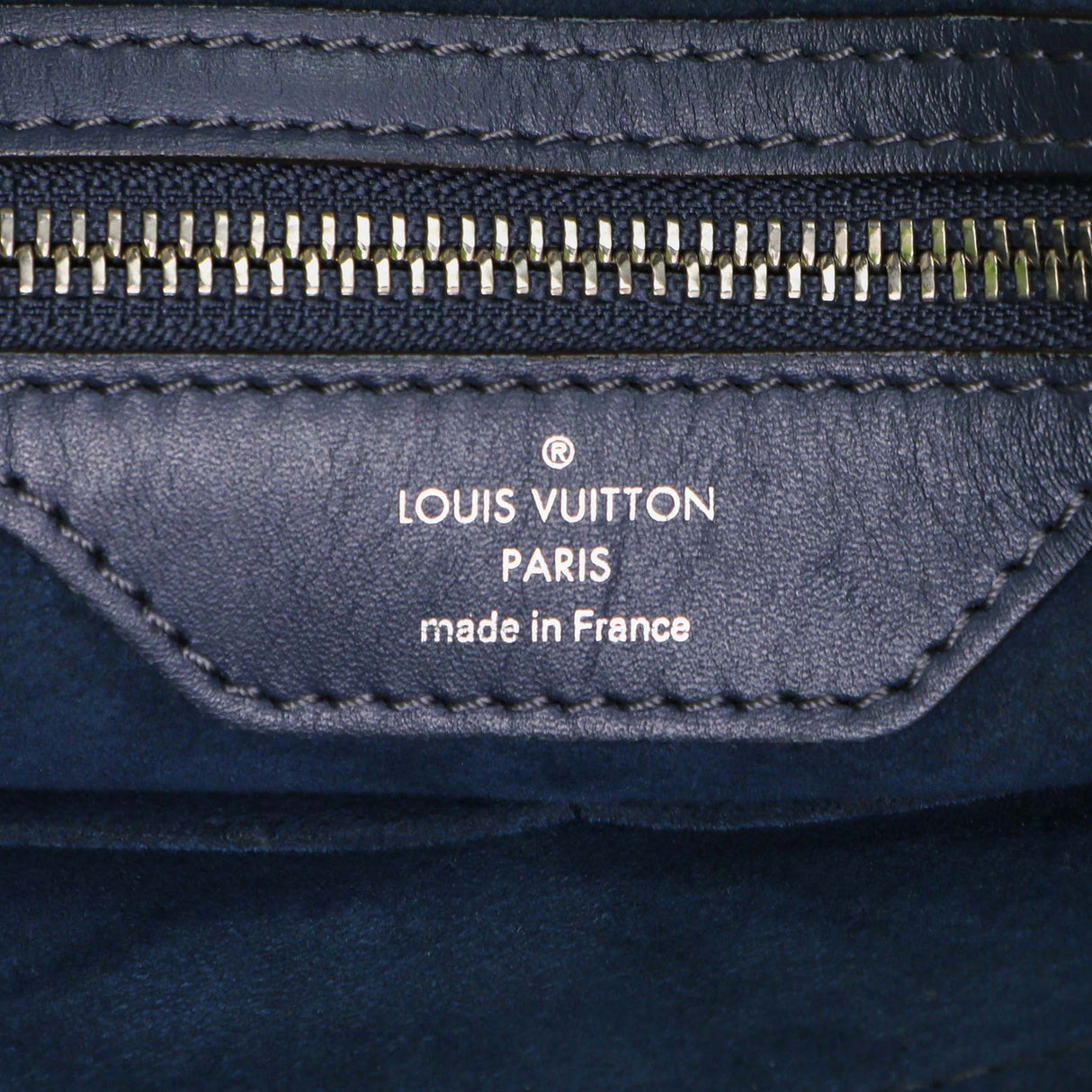 Louis Vuitton Blue Epi Sac Plat GM