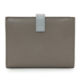 Celine Grey Grained Calfskin Medium Multifunction Strap Wallet