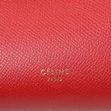 Celine Red Grained Calfskin Micro Belt Bag