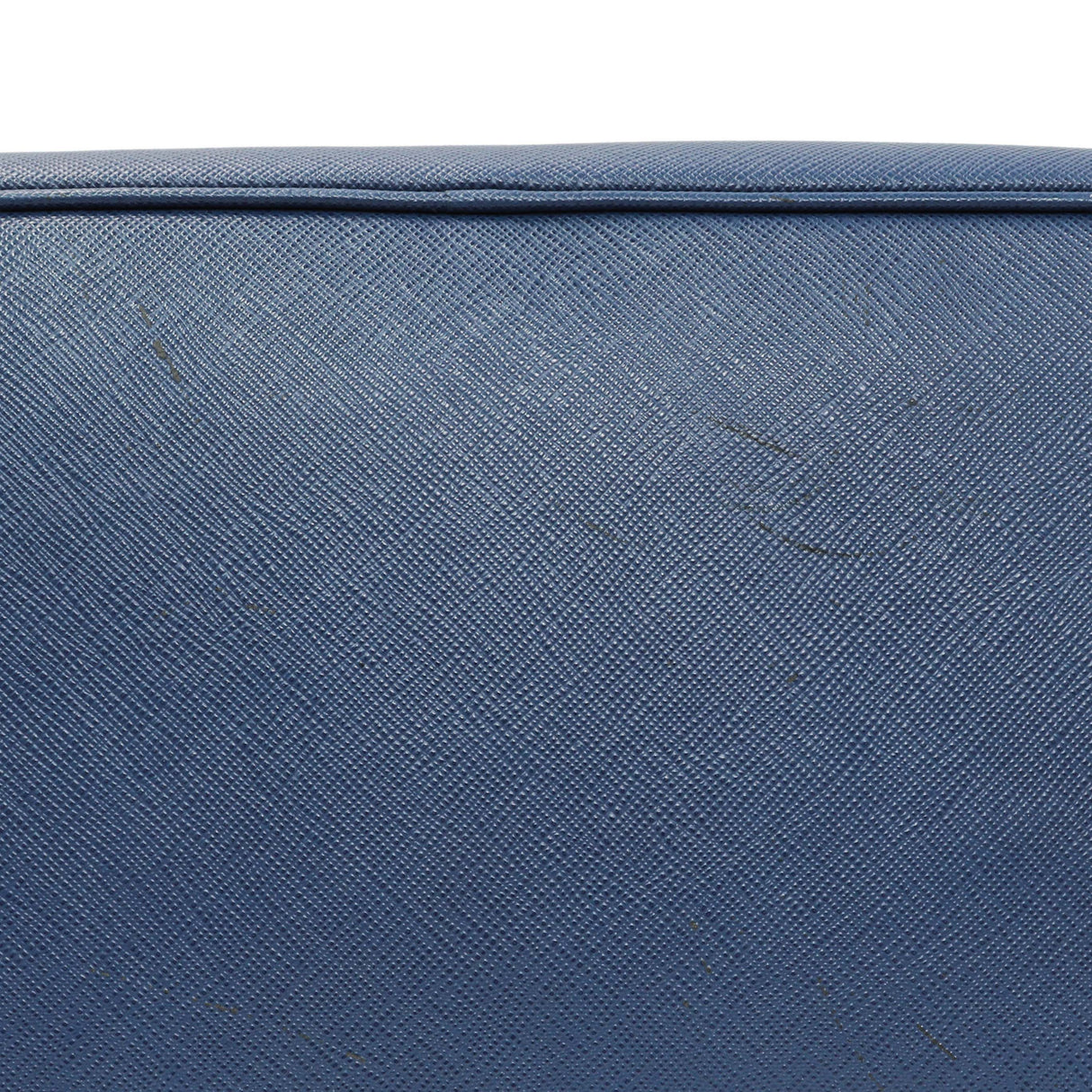 Prada Blue Saffiano Medium Galleria Double Zip Tote Handbags Prada