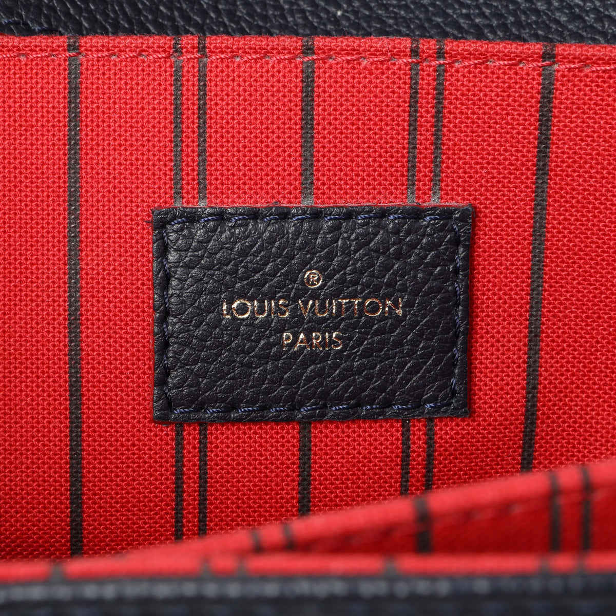 Louis Vuitton Marine Rouge Monogram Empreinte Pochette Metis
