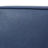 Prada Blue Saffiano Medium Galleria Double Zip Tote Handbags Prada