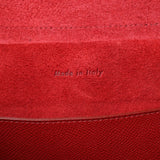 Celine Red Grained Calfskin Micro Belt Bag