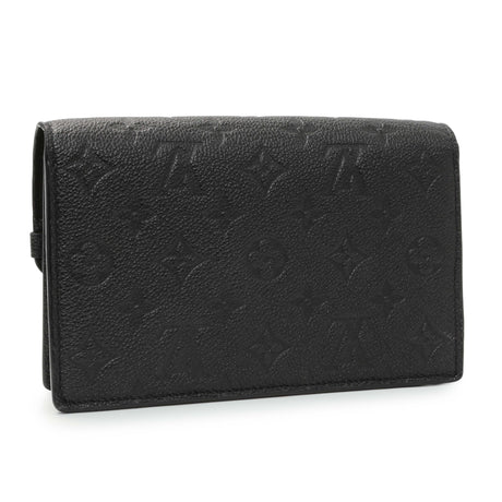 Louis Vuitton Black Empreinte Vavin Chain Wallet
