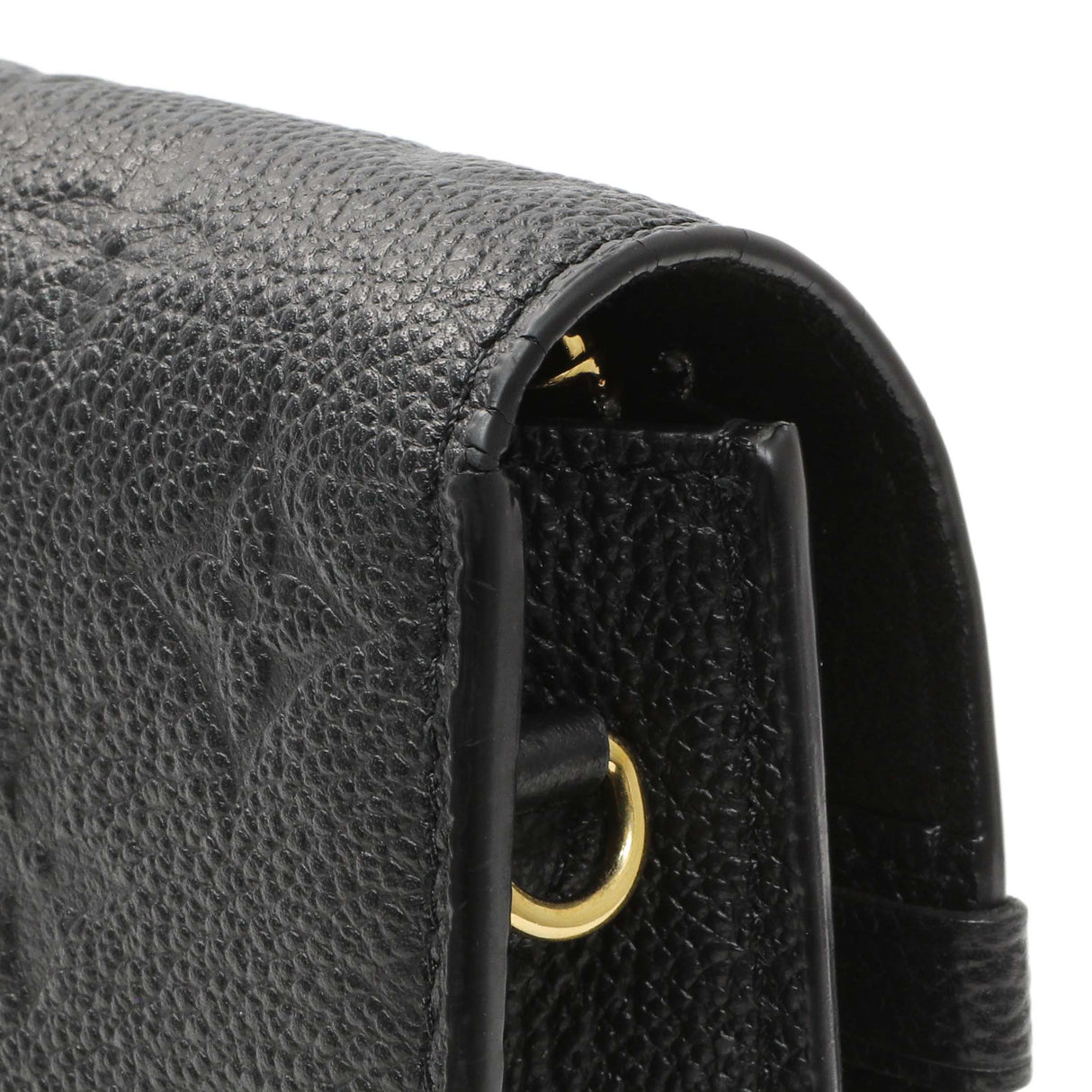 Louis Vuitton Black Empreinte Vavin Chain Wallet