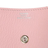 Hermes Rose Sakura Chevre 72 Coin Purse