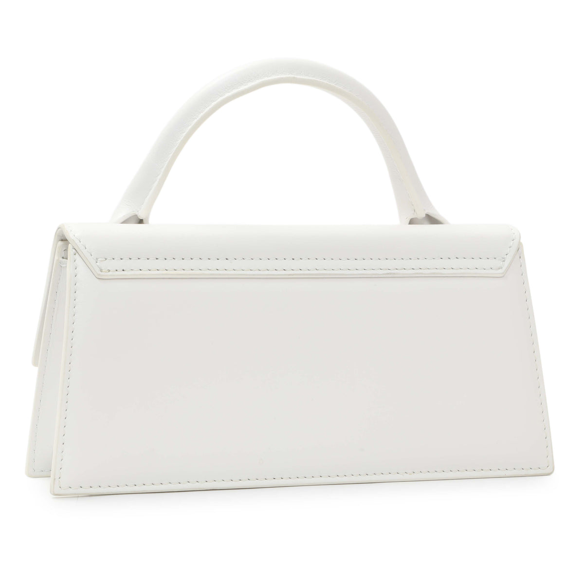 Jacquemus White Smooth Calfskin Le Chiquito Long