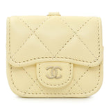 Chanel Yellow Lambskin Airpod Pro Holder Accessories Chanel
