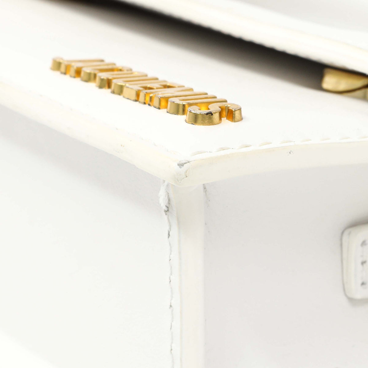 Jacquemus White Smooth Calfskin Le Chiquito Long